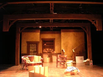 Livingroom in Africa set design