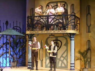 Cosi Fan Tutte set design