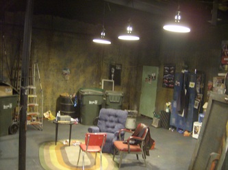 Widows Blind Date set design