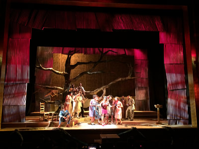 The Color Purple set design