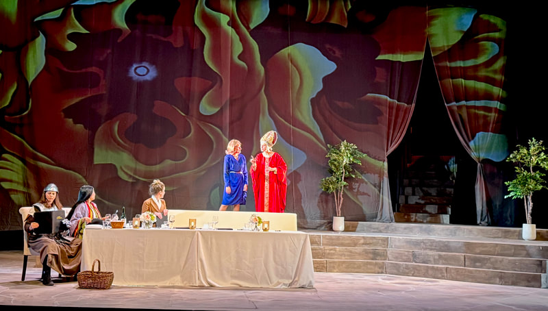Top Girls set design